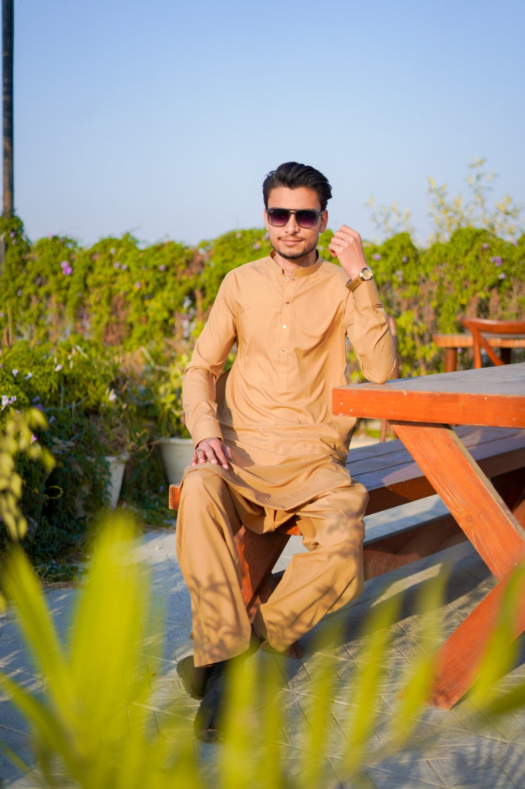 Camel Kameez Shalwar