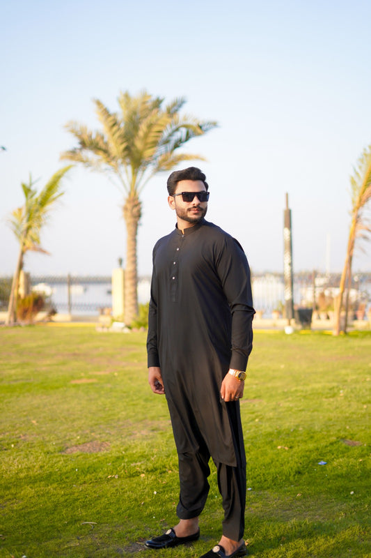 Black Kameez Shalwar